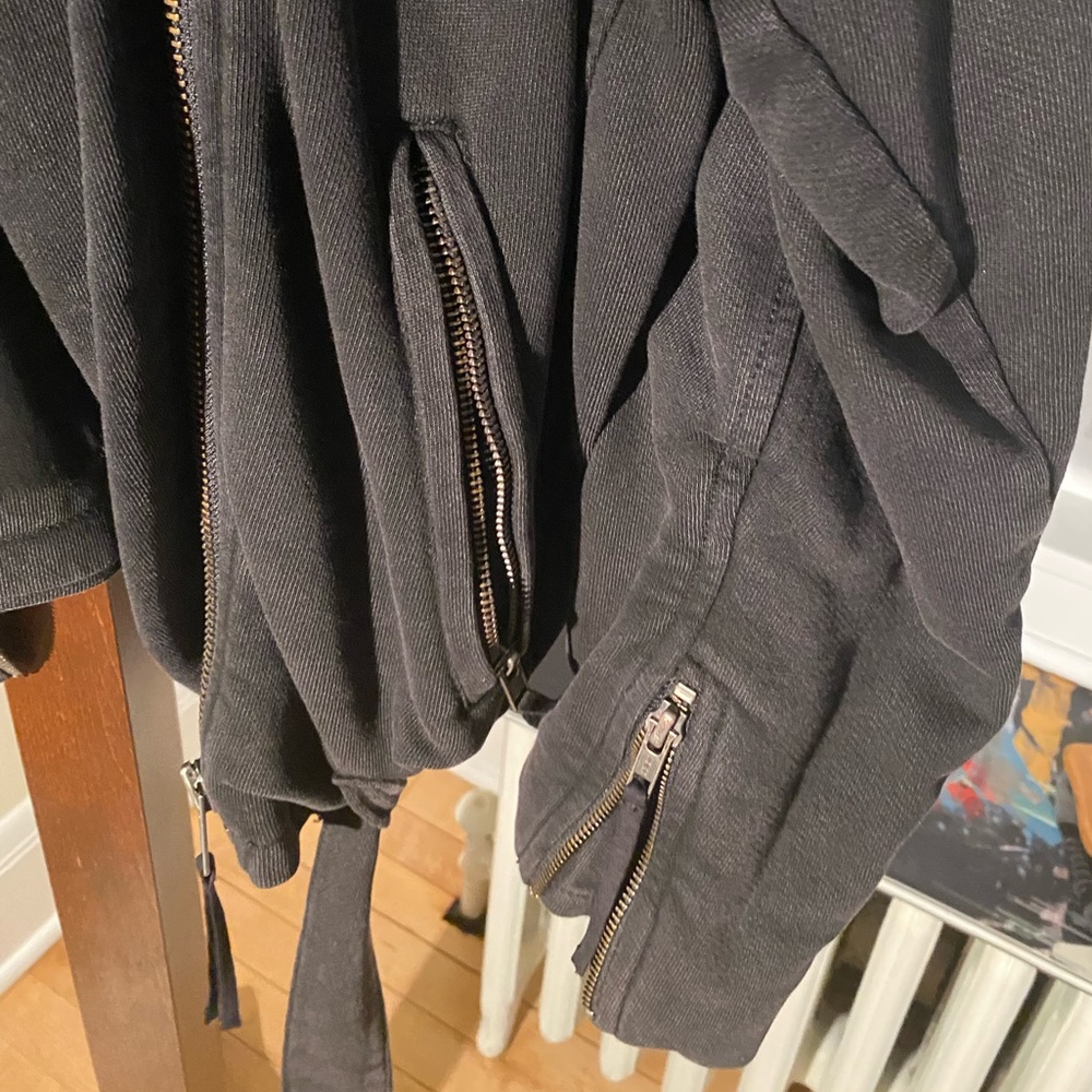 Free People Sweatshirt Moto Jacket - Picture 9 of 9